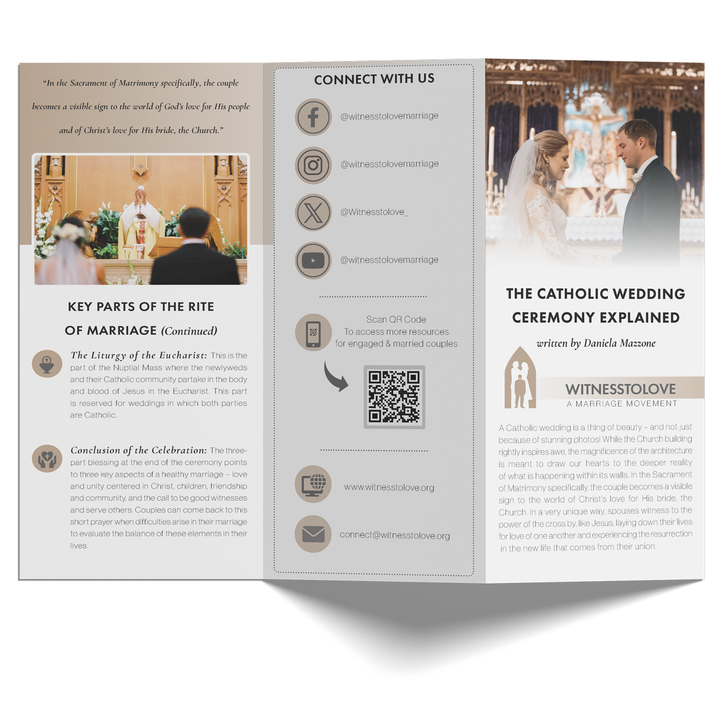 The Catholic Wedding Ceremony Explained - Brochure