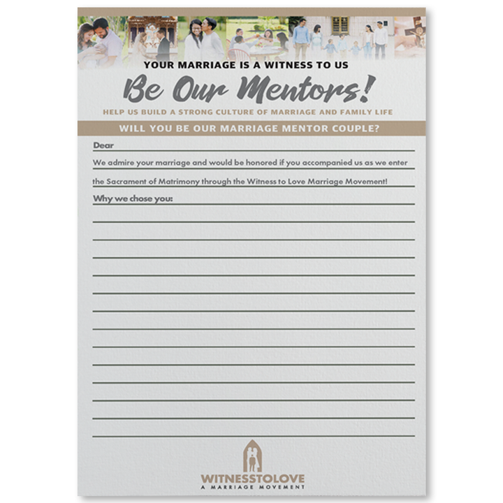 Be Our Mentors - Card